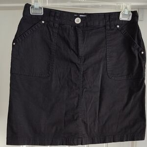 Karen Scott Black Skirt Casual Size 6
